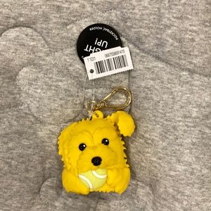 Bath And Body Works Golden Retriever Light Up Pocketbac Holder Keychain